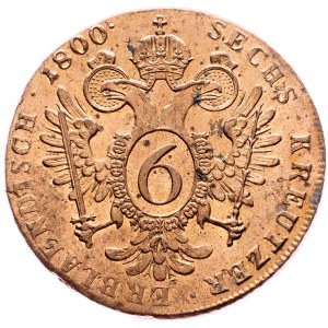 Franz II. (I.), 6 Kreuzer 1800, Smolnik