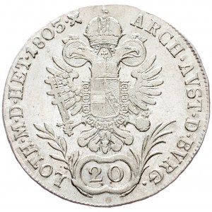Franz II. (I.), 20 Kreuzer 1803, Vienna