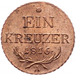 Franz II. (I.), 1 Kreuzer 1816, Vienna