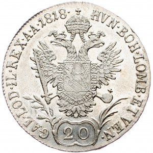 Franz II. (I.), 20 Kreuzer 1818, Vienna