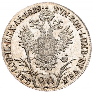 Franz II. (I.), 20 Kreuzer 1819, Vienna