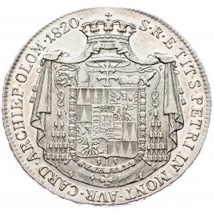 Olomouc, 1/2 Thaler 1820, Vienna