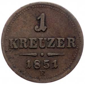 Franz Joseph I., 1 Kreuzer 1851, Karlsburg
