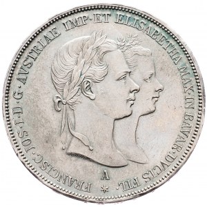 Franz Joseph I., 2 Gulden 1854, Vienna