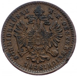 Franz Joseph I., 1 Kreuzer 1858, Milan