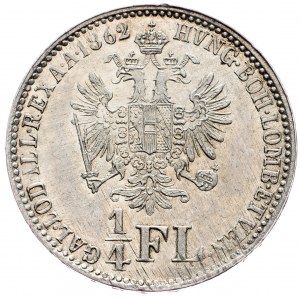 Franz Joseph I., 1/4 Gulden 1862, Karlsburg