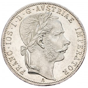 Franz Joseph I., 1 Gulden 1866, Vienna