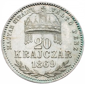Franz Joseph I., 20 Krajczár 1869, Kremnitz