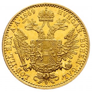 Franz Joseph I., 1 Dukat 1869, Vienna