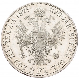 Franz Joseph I., 2 Gulden 1871, Vienna