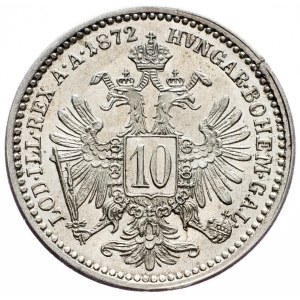 Franz Joseph I., 10 Kreuzer 1872, Vienna