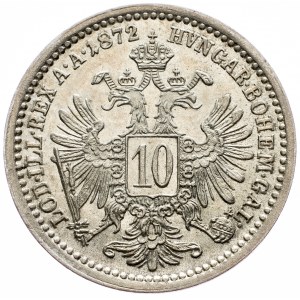 Franz Joseph I., 10 Kreuzer 1872, Vienna