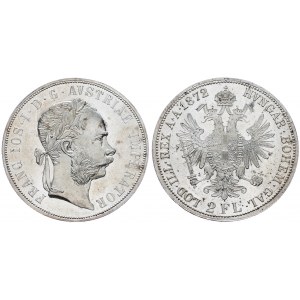 Franz Joseph I., 2 Gulden 1872, Vienna