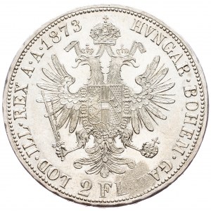 Franz Joseph I., 2 Gulden 1873, Vienna
