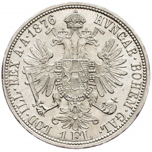 Franz Joseph I., 1 Gulden 1876, Vienna
