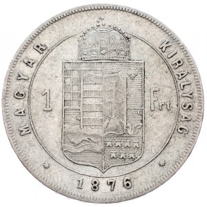 Franz Joseph I., 1 Forint 1876, Kremnitz