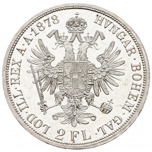Franz Joseph I., 2 Gulden 1878, Vienna