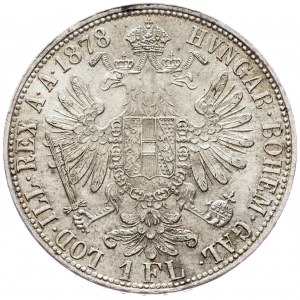 Franz Joseph I., 1 Gulden 1878, Vienna