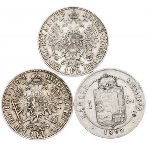 Franz Joseph I., 1 Gulden, 1 Forint 1879, Vienna, Kremnitz