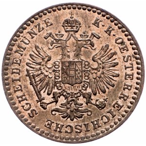 Franz Joseph I., 5/10 Kreuzer 1885, Vienna