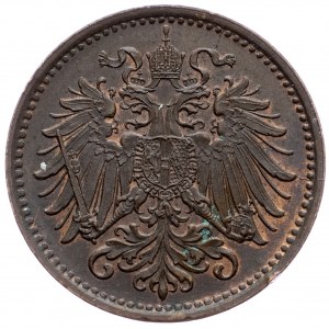 Franz Joseph I., 1 Heller 1893, Vienna