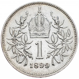 Franz Joseph I., 1 Krone 1899, Vienna