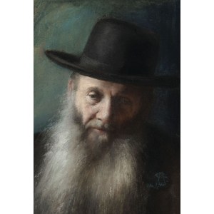 HEAD OF BEARDED OLD MAN WITH HAT, 1901