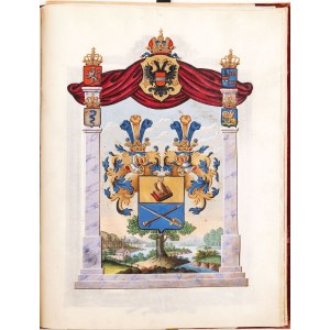 AKT NADANIA SZLACHECTWA II STOPNIA DOMINIKOWI DRDACKIEMU HERBU WŁASNEGO, luty 1836