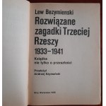 Bezymienski L. Solved mysteries of the Third Reich 1933-1941