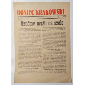 Goniec Krakowski, Wydanie specjalne, Sierpień 1944