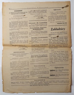 Gazeta Kielecka 15 października 1939 Nr 3.