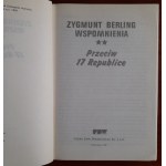 Berling Z. Memoirs.Against the 17th Republic