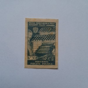 Underground Polish Post: 30 gr denomination - Underground press at work