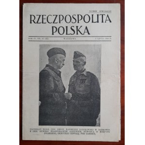 „Rzeczpospolita Polska”. [Wyd. Delegatura Rządu]. Warszawa R.4:1944 nr 10(82) numer specjalny (ilustrowany, poświęcony bitwie pod Monte Cassino)