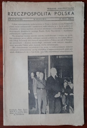 „Rzeczpospolita Polska”. [Wyd. Delegatura Rządu]. Warszawa R.2:1942 nr 8(28) wyd. nadzwyczajne [ilustrowane]