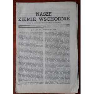 „Nasze Ziemie Wschodnie”. Dodatek miesięczny [pisma] Rzeczypospolitej Polski. [Wyd. Delegatura Rządu. Warszawa] R.1:1943 nr 4