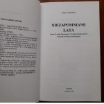 Garliński J. Niezapomniane lata