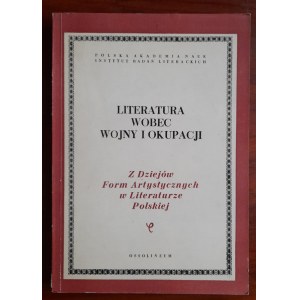 Literatur im Angesicht von Krieg und Besatzung