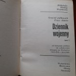 Halder F. Dziennik wojenny. Tomy I-III