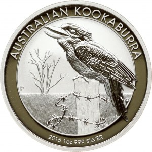 Australia 1 Dollar 2016 Australian Kookaburra. Elizabeth II (1952-). Obverse...