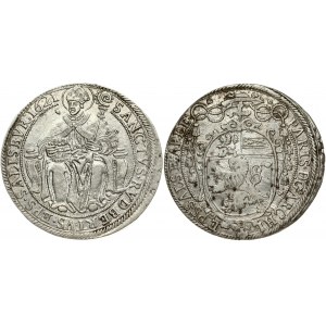 Austria Salzburg 1 Thaler 1621 Paris von Lodron (1619-1653). Obverse: Ornate ovale shield below a cross and a cardinal...