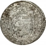 Austria Salzburg 1 Thaler 1621 Paris von Lodron (1619-1653). Obverse: Ornate ovale shield below a cross and a cardinal...