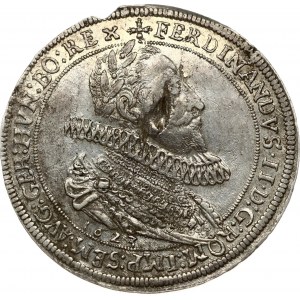 Austria Alsace 1 Thaler 1623 Ensisheim. Ferdinand II (1619-1637). Obverse: Laureate draped bust facing right...