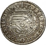 Austria 1 Thaler 1632 Leopold(1623-1632). Obverse: Crowned 1/2-length figure right with scepter and sword...
