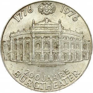 Austria 100 Schilling 1976 200th Anniversary of the Burgtheater. Obverse Lettering...