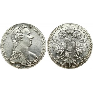 Austria 1 Thaler 1780 SF Restrike. Maria Theresia(1740-1780). Obverse: Bust right. R.IMP.HU.BO.REG M.THERESIA.D.G...