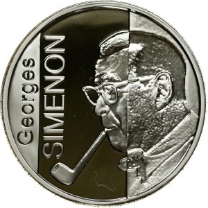 Belgium 10 Euro 2003 Georges Simenon. Albert II (1993-2013). Obverse...