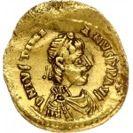 Byzantine Empire 1 Tremissis (527-565) Justinian I (527-565). Obverse: Pearl diademed; draped; cuirassed bust right...