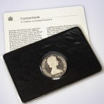 Cayman Islands 25 Dollars 1978 25th Anniversary of Coronation. Elizabeth II(1952-). Obverse: Young bust right. Reverse...