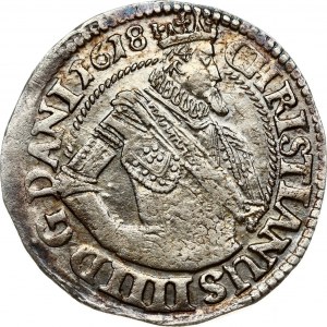 Denmark 1 Mark 1618 Christian IV(1588-1648). Obverse: Crowned king Bust. Reverse: Value above oval shield on long cross...